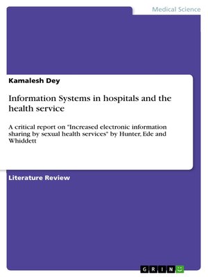 cover image of Information Systems in hospitals and the health service